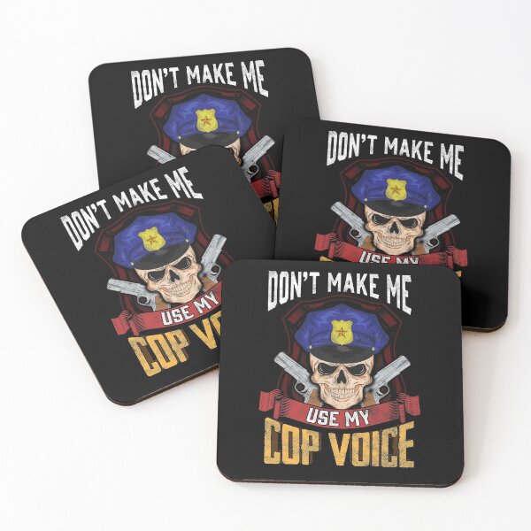 Item preview, Don't Make me use my Cop Voice Police Gifts designed and sold by Nzgiftsandmore.
