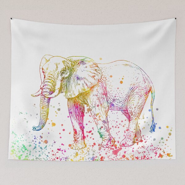 Item preview, Elephant Watercolo by Zouzounio Art designed and sold by zouzounioart.