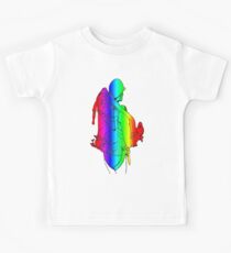 jet pack rainbow Kids Tee