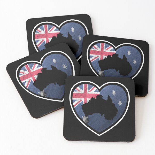 Item preview, Australia Heart Icon Symbol with Flag Overlay designed and sold by dylanxh.