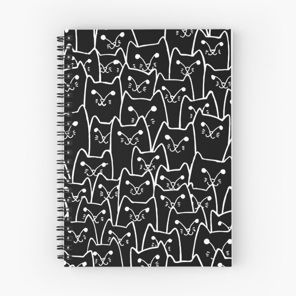 Item preview, Cats pattern for cat lovers (dark version) designed and sold by angus77ok.