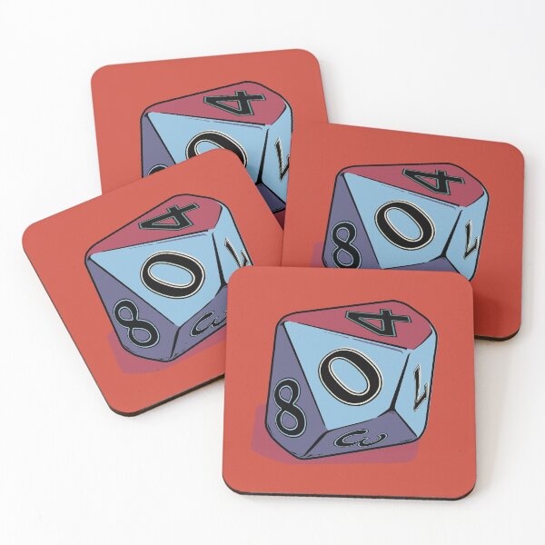 d10 Coasters (Set of 4)