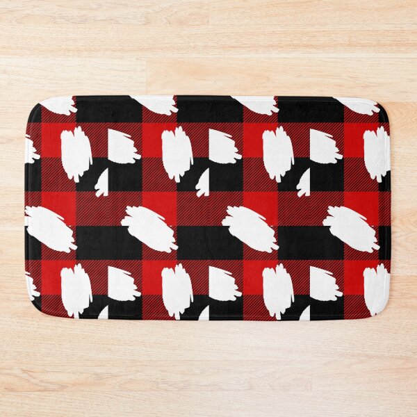 Item preview, Hipster lumberjack checked pattern with paint stains designed and sold by KeepItSimple089.