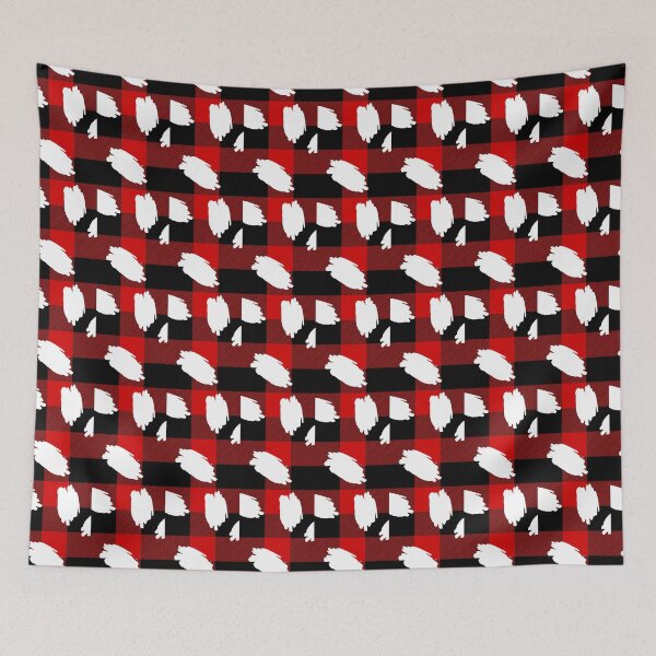 Item preview, Hipster lumberjack checked pattern with paint stains designed and sold by KeepItSimple089.