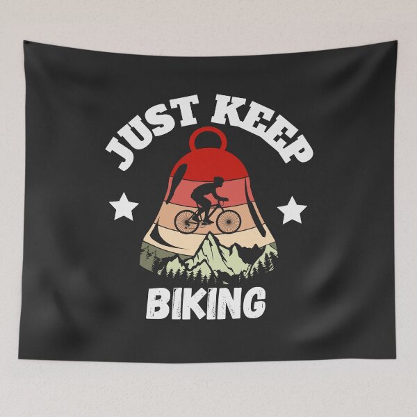 Item preview, Just Keep Biking Baby! designed and sold by UnboundFull.