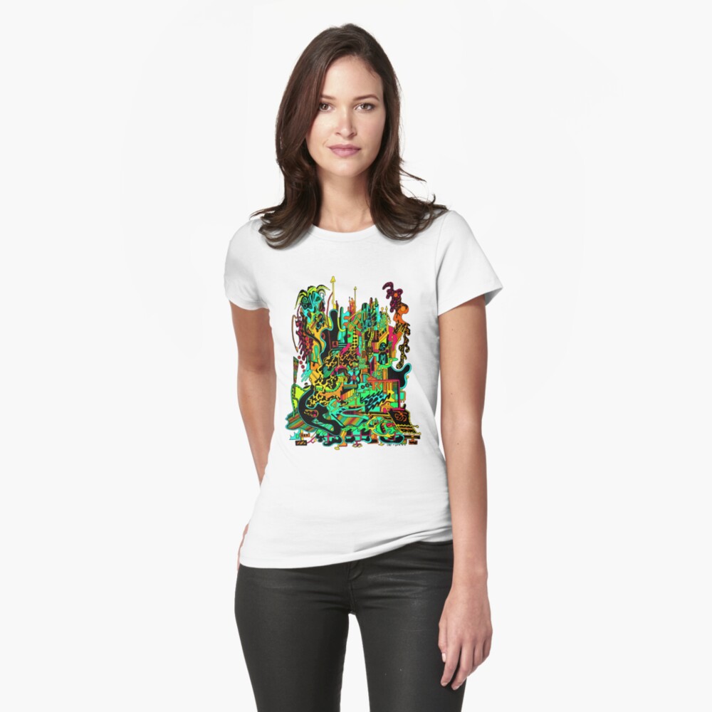 Item preview, Fitted T-Shirt designed and sold by EckerRobertsArt.