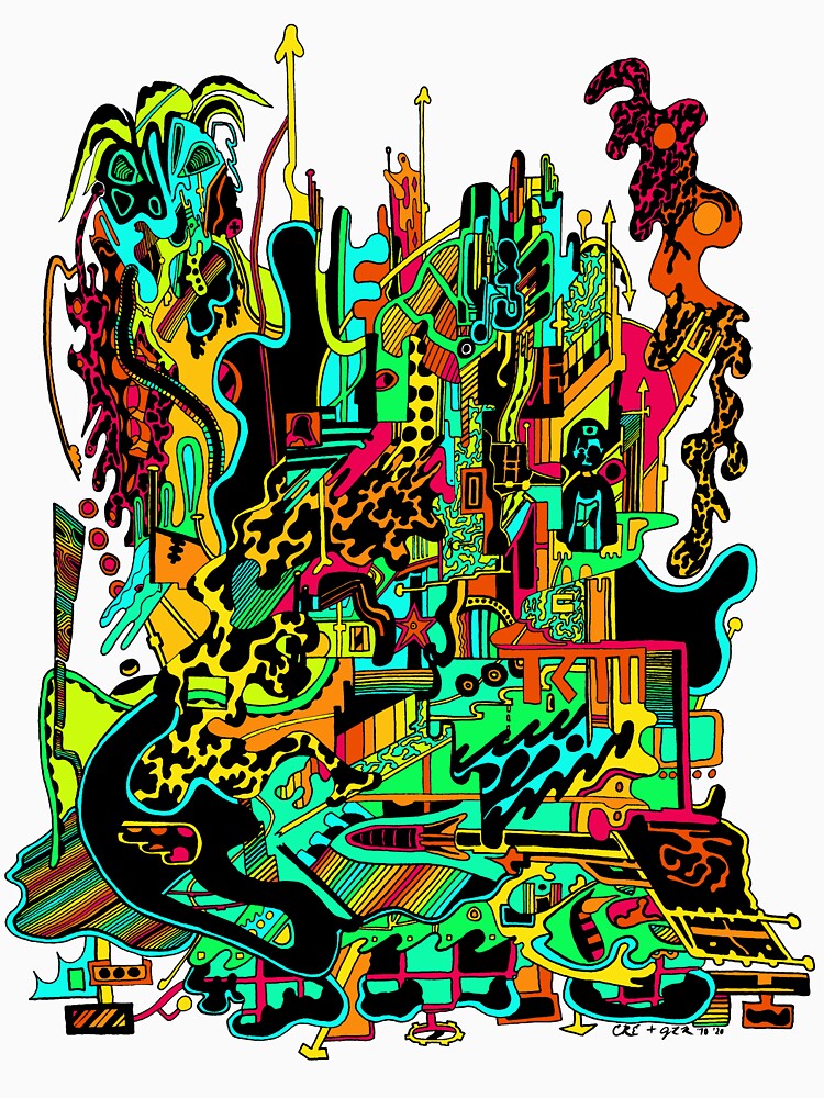 Thumbnail 7 of 7, Classic T-Shirt, Ghost in the Factory designed and sold by EckerRobertsArt.