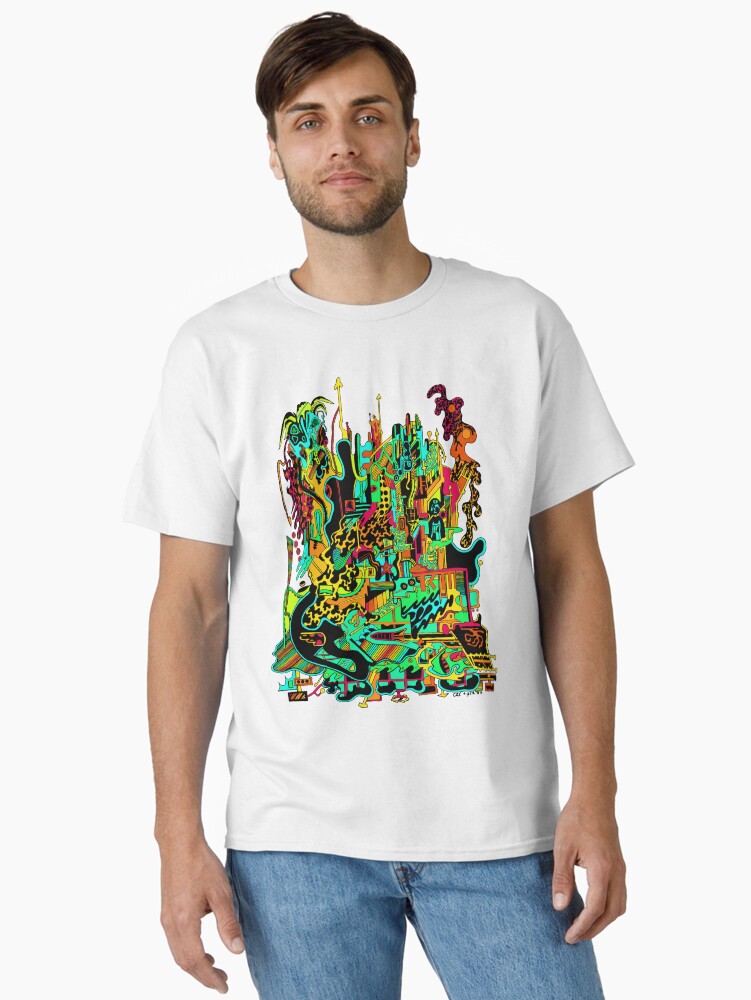 Thumbnail 1 of 7, Classic T-Shirt, Ghost in the Factory designed and sold by EckerRobertsArt.