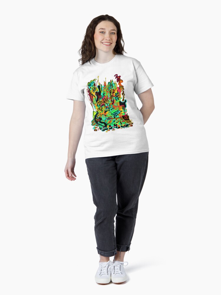 Thumbnail 4 of 7, Classic T-Shirt, Ghost in the Factory designed and sold by EckerRobertsArt.