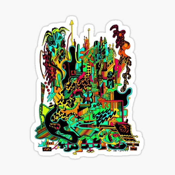 Ghost in the Factory Sticker