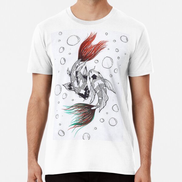 Koi Fish Premium T-Shirt for Sale by vincnza