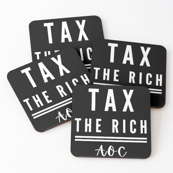 Item preview, TAX THE RICH AOC designed and sold by PoliticalJam.