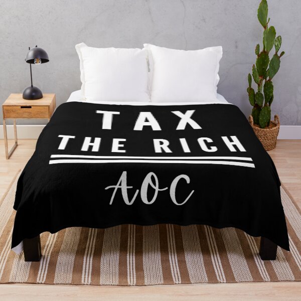 Item preview, TAX THE RICH AOC designed and sold by PoliticalJam.