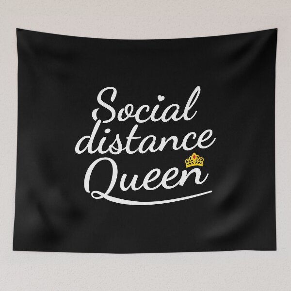 Item preview, Social Distance Queen (White) designed and sold by FilipeFerreira.