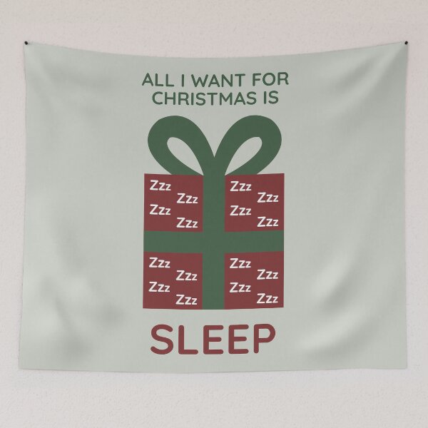 Item preview, All I want for Christmas is sleep designed and sold by Mirushy.