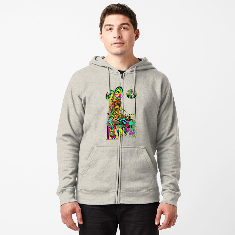Item preview, Zipped Hoodie designed and sold by EckerRobertsArt.
