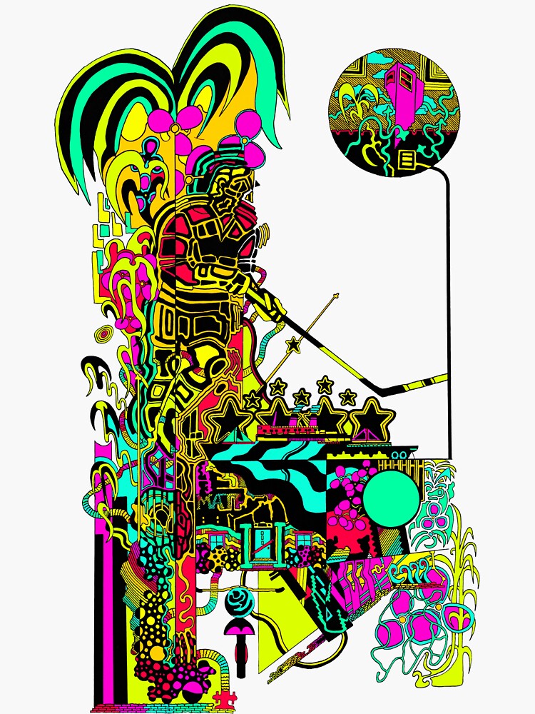 Thumbnail 3 of 3, Sticker, Iced designed and sold by EckerRobertsArt.