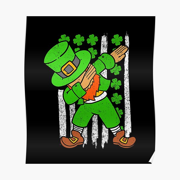 St Patricks Day Dabbing Leprechaun St Paddy Gift by Haselshirt