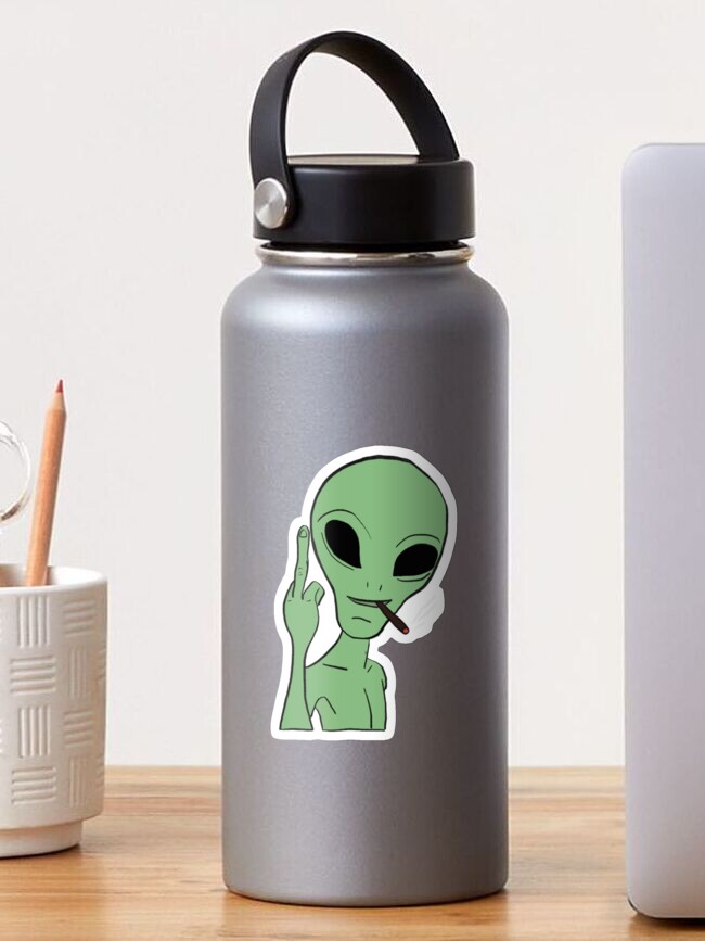Thumbnail 1 of 3, Sticker, Alien designed and sold by Taylorpemelton.