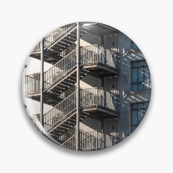 Item preview, emergency evacuation metallic stairs designed and sold by Alf Ribeiro.