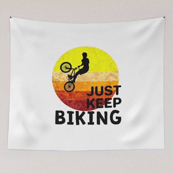 Item preview, Just Keep Biking designed and sold by aktiveaddict.