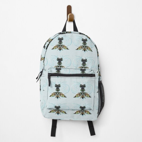 Item preview, Cute alien insect - on light blue designed and sold by Anne Huth.
