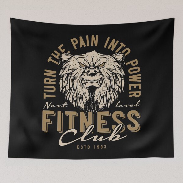 Item preview, Next Level Fitness Club - Turn The Pain Into Power designed and sold by Sinfamous.