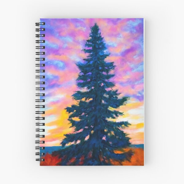 Item preview, Pastel painting - pine tree designed and sold by Red Witch Art.