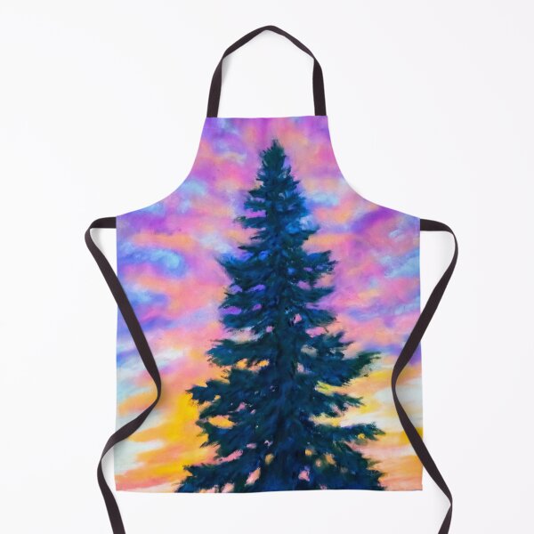 Item preview, Pastel painting - pine tree designed and sold by Red Witch Art.