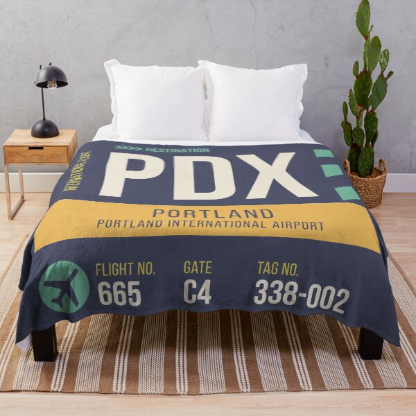 Artikelvorschau, Stilvoller Gepäckanhänger am Flughafen Portland (PDX) entworfen und verkauft von SLAG-Creative.