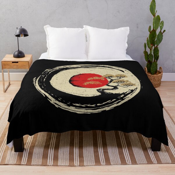 Item preview, Bonsai Tree In Japanese Zen Buddhist Enso Circle designed and sold by NomYen ..