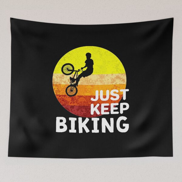 Item preview, Just Keep Biking designed and sold by aktiveaddict.