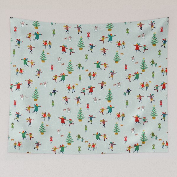 Item preview, Ice skaters designed and sold by Janet Broxon.