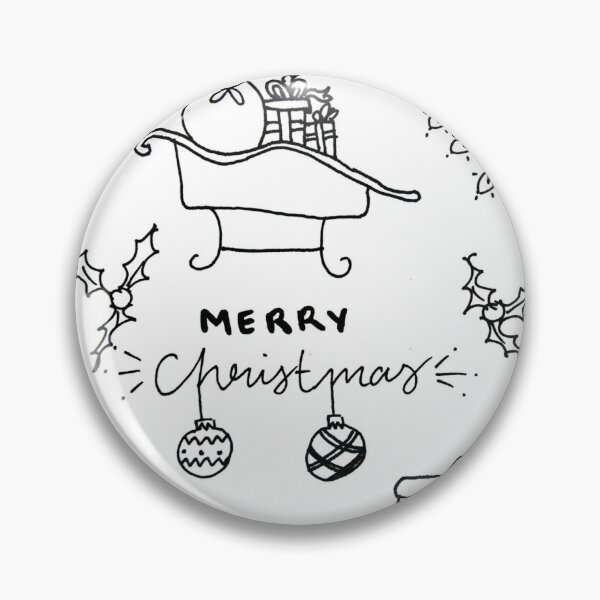 Item preview, Christmas card - Sleigh (black-and-white) designed and sold by adrija.