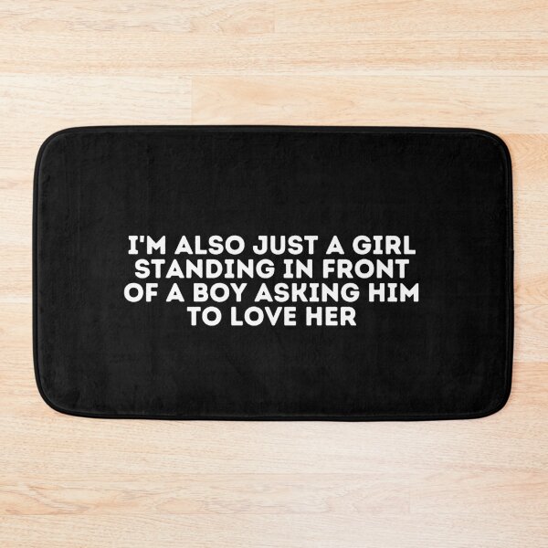 Item preview, Notting Hill Quote - I'm also just a girl standing in front of a boy asking him to love her designed and sold by madeyougiggle.