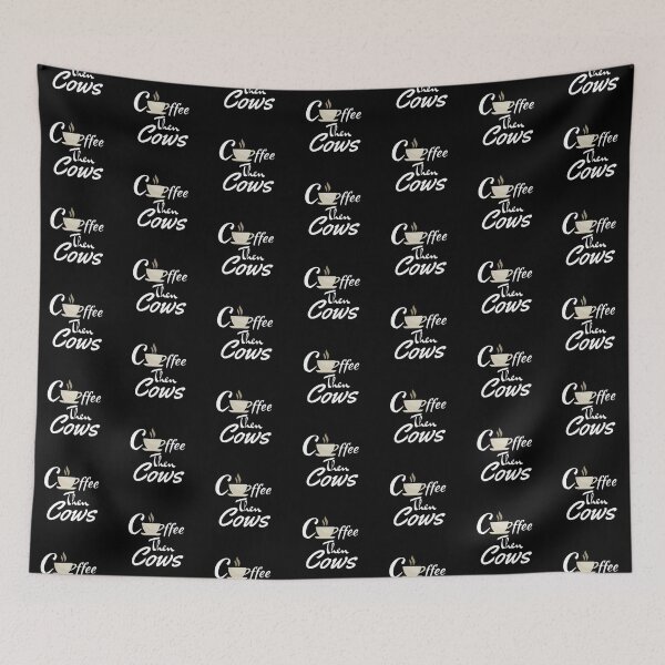 Item preview, Coffee Then Cows Funny designed and sold by Xrizen  Designs.
