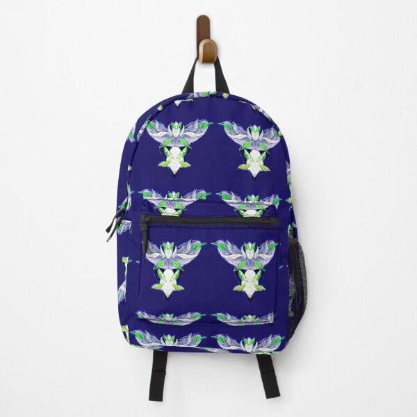 Item preview, Cute alien birds - on dark blue designed and sold by Anne Huth.