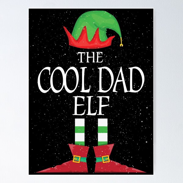 Item preview, Cool Dad Elf Family Matching Christmas Group Funny Gift designed and sold by Teejamson.
