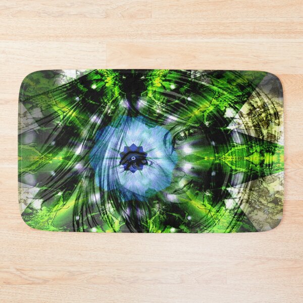 Item preview, Green Starry Face  designed and sold by Korroby.