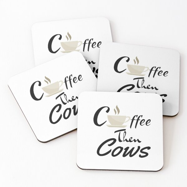 Item preview,  Coffee Then Cows Funny designed and sold by Xrizen  Designs.