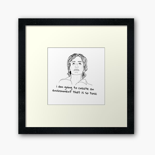 Panik Kalm Panik Robot Meme Drawing Framed Art Print By Lextong8 Redbubble