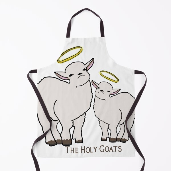 Item preview, Holy Goats Funny Animal Design designed and sold by Punderstandable.
