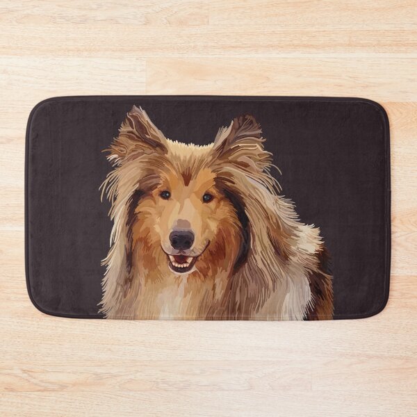 Item preview, Rough Coated Sable White Collie Dog Portrait  designed and sold by Deborah Camp.