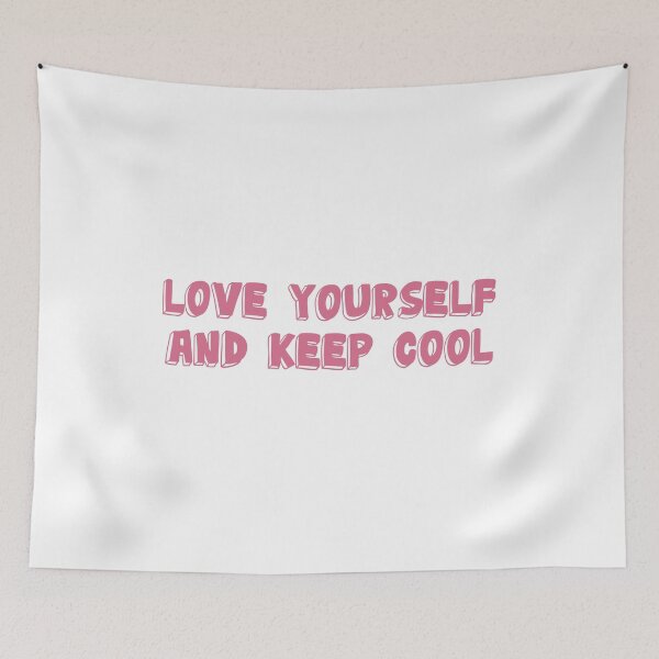Item preview, Love yourself and keep cool designed and sold by owliedesign.