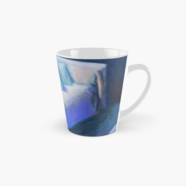 Dog on a sofa in the afternoon light Tall Mug