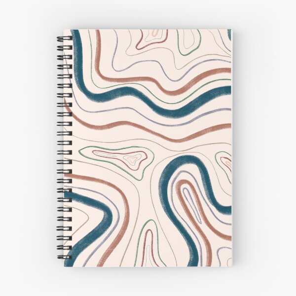Item preview, Earth tone Topographical Linework  designed and sold by hollyferguson.