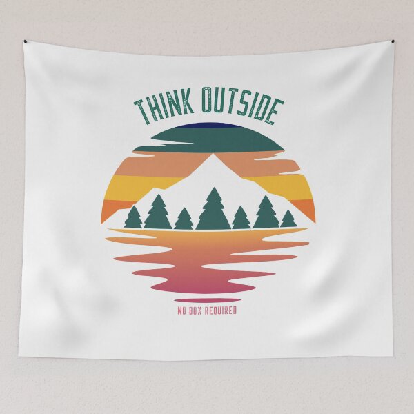 Item preview, Think Outside No Box Required designed and sold by loveoceanair.