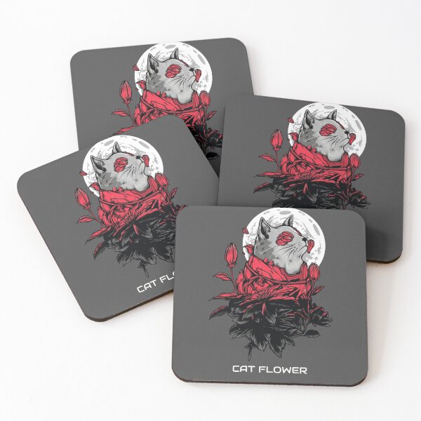 Item preview, Flower Cat Art designed and sold by Dewirumbaina.