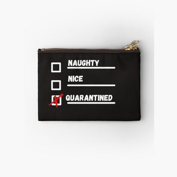 Item preview, 2020 Holidays Santa Naughty Nice Quarantine Checklist designed and sold by Lisa Forbes.