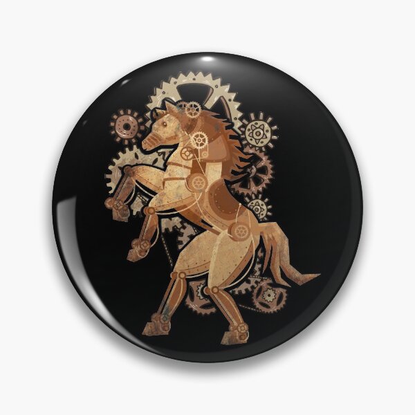 Item preview, Steampunk Mechanical Gears Fantasy Horse designed and sold by NomYen ..